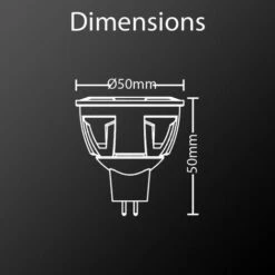 Xanlite - Ampoule LED Spot, Culot GU5.3, 7W Cons. (50W éq.), Angle Focalisé, Lumière Blanche Neutre - VM50SCW -OSRAM || EUROPALAMP Soldes Boutique 47378197 5