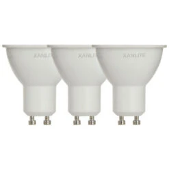 Xanlite - Lot X3 Ampoule Spot LED, Culot GU10, 5,5W Cons. (50W Eq.), Blanc Neutre (4000K) - PACK3RCXG345SCW