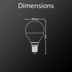 Xanlite - Ampoule LED P45, Culot E14, 5W Cons. (40W Eq.), Lumière Blanc Chaud - EV470P -OSRAM || EUROPALAMP Soldes Boutique 47378276 5