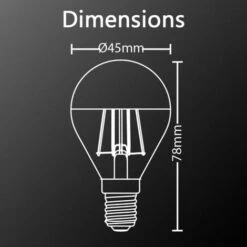 Xanlite - Ampoule LED (P45) Silver, Culot E14, 3,8W Cons. (30W Eq.), 350 Lumens, Lumière Blanc Chaud - RFDV400PTS -OSRAM || EUROPALAMP Soldes Boutique 47378335 5