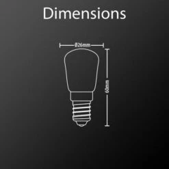 Xanlite - Ampoule LED T26, Culot E14, 2W Cons. (15W Eq.), Lumière Blanc Chaud - ALT26140 -OSRAM || EUROPALAMP Soldes Boutique 47378343 4