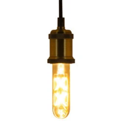 Xanlite - Ampoule LED (T125) Tube / Vintage Au Verre Ambré, Culot E27, 4W Cons. (30W Eq.), 323 Lumens, Lumière Blanc Chaud - RFDE300T125A -OSRAM || EUROPALAMP Soldes Boutique 47378344 4