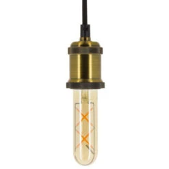 Xanlite - Ampoule LED (T125) Tube / Vintage Au Verre Ambré, Culot E27, 4W Cons. (30W Eq.), 323 Lumens, Lumière Blanc Chaud - RFDE300T125A -OSRAM || EUROPALAMP Soldes Boutique 47378344 5