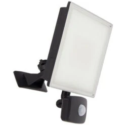 Xanlite - Projecteur LED Mural Noir, Détecteur De Mouvement, 50 W, 4000 Lumens - PR50WMD