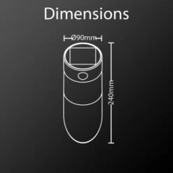 Xanlite - Applique Murale LED Solaire, Détecteur De Mouvement Inclus, 100 Lumens - SO1611A -OSRAM || EUROPALAMP Soldes Boutique 47378385 5
