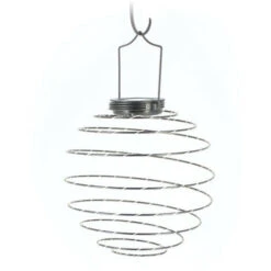 Xanlite - Lanterne Solaire Spirale IP44 - Métal - Noir - SOLASN