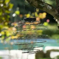 Xanlite - Lanterne Solaire Spirale IP44 - Métal - Noir - SOLASN -OSRAM || EUROPALAMP Soldes Boutique 47378410 3