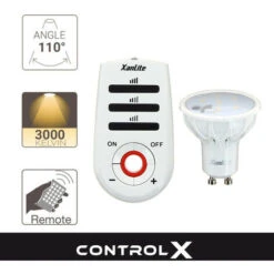 Xanlite - Ampoule LED Spot, Culot GU10, 3,4W Cons. (35W Eq.), Lumière Blanc Chaud - MG180STR -OSRAM || EUROPALAMP Soldes Boutique 47378549 3