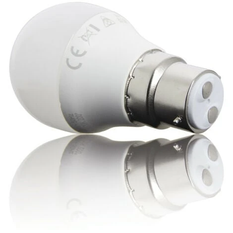 Xanlite - Ampoule LED P45, Culot B22, 5,3W Cons. (40W Eq.), Lumière Blanc Neutre - EB470PCW 6 Xanlite - Ampoule LED P45, Culot B22, 5,3W Cons. (40W Eq.), Lumière Blanc Neutre - EB470PCW – Image 4