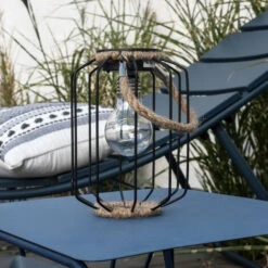 Xanlite - Lanterne Solaire IP44 Blanc Chaud Métal Et Corde 6h D'autonomie - SORETRO4 -OSRAM || EUROPALAMP Soldes Boutique 47378571 3