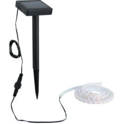 Xanlite - Balise Strip Led Solaire, 3m Multicolore - SPLSBK3SOLARRVB