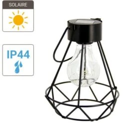 Xanlite - Lanterne LED Solaire Déco Khara, Spéciale Extérieur (IP44) - SORETRO2 -OSRAM || EUROPALAMP Soldes Boutique 47378642 5