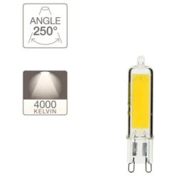 Xanlite - Ampoule RetroLED, Culot G9, 3,7W Cons. (450 Lumens), Lumière Blanche Neutre - ALG9400CW -OSRAM || EUROPALAMP Soldes Boutique 47378654 2