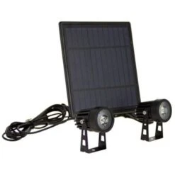 Xanlite - Double Projecteur LED Solaire, 450 Lumens, Spéciale Extérieur (IP44) - PACK2PSO350