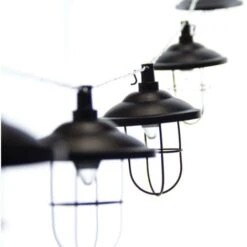 Xanlite - Guirlande Solaire Industrielle 5m IP44 - 10 Boules - Métal - Noir - GRL5INDUS -OSRAM || EUROPALAMP Soldes Boutique 47378843 3