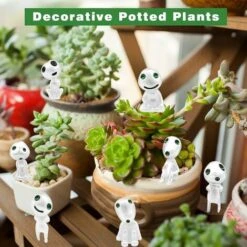 Nain De Jardin Princesse Mononoke Arbre Lumineux Elfes Fée Jardin Accessoires Lueur Dans L'obscurité Micro Paysage Décor Extérieur Patio Cour Décoration De Jardin De Fête D'halloween Triomphe 10 Pièce -OSRAM || EUROPALAMP Soldes Boutique 48587857 4