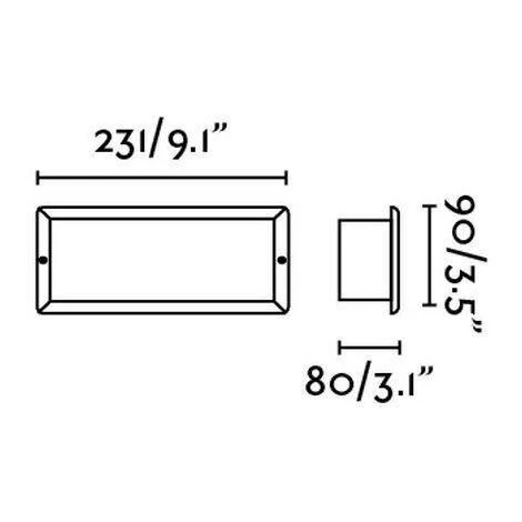 Faro - Boîte De Montage Encastrée Grise Pour Esca Et Lisa Grey 4 Faro - Boîte De Montage Encastrée Grise Pour Esca Et Lisa Grey – Image 2