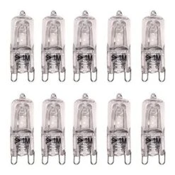 Lot De 10 Ampoules Filament G9 40W - Capsule Halogène - 220/240V