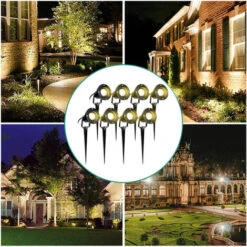 Hengda 4X Spot De Jardin LED Spot Extérieur LED Blanc Chaud IP65 Lumière De Jardin 4W GU10 Pré Pour Extérieur Pré De Jardin -OSRAM || EUROPALAMP Soldes Boutique 52498808 3