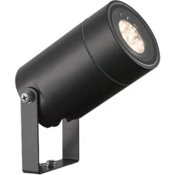 Spot Lumineux Décoratif LED GU10 Étanche IP65 Ø65mm Noir