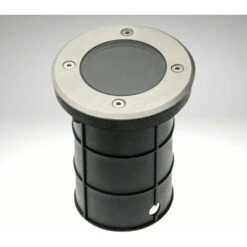 Spot Encastrable Inox ALFA - 230V - Ø 11 Cm - Douille GU10 - Sans Câble