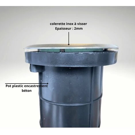 Spot Encastrable Inox ALFA - 230V - Ø 11 Cm - Douille GU10 - Sans Câble 6 Spot Encastrable Inox ALFA - 230V - Ø 11 Cm - Douille GU10 - Sans Câble – Image 4