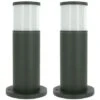 Lot 2 Bornes Extérieures Anthracite VERACRUZ Hauteur 35cm -OSRAM || EUROPALAMP Soldes Boutique 53710383 1