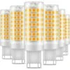 Ampoule LED G9, No Flicker 7W LED Lampes Blanc Chaud 3000K, 650LM, Économie D'énergie Equivalente 60W Halogène Lumière, 360 Degrés Angle, AC220-240V - Pack De 6 -OSRAM || EUROPALAMP Soldes Boutique 55285063 1