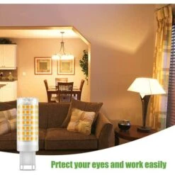 Ampoule LED G9, No Flicker 7W LED Lampes Blanc Chaud 3000K, 650LM, Économie D'énergie Equivalente 60W Halogène Lumière, 360 Degrés Angle, AC220-240V - Pack De 6 -OSRAM || EUROPALAMP Soldes Boutique 55285063 4