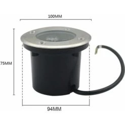 Spot LED Extérieur Encastrable 3W IP65 Spot Encastrable Led Terrasse Rond 270 Lumen Lampe D'éclairage De Jardin Extérieur Ppour Jardin Chemin Cour Garage, AC 110-220V Blanc Chau 9 Spot LED Extérieur Encastrable 3W IP65 Spot Encastrable Led Terrasse Rond 270 Lumen Lampe D'éclairage De Jardin Extérieur Ppour Jardin Chemin Cour Garage, AC 110-220V Blanc Chau -OSRAM || EUROPALAMP Soldes Boutique 55841342 3