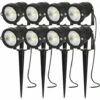 Lot De 8 Spot LED Lumière De Paysage 3W 12V 24V LED Lumière De Jardin Basse Tension IP65 étanche éclairage De Projecteur De Paysage Extérieur Spots Jardin Orientables Luminaires Extérieur Jardin Terra -OSRAM || EUROPALAMP Soldes Boutique 55841343 1
