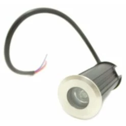 Spot Extérieur Encastrable LED Sol 1W 12V IP68 45° - Blanc Chaud