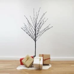 Arbre Lumineux Noël 1M60 RGB Avec Télécommande IP44, 8 Modes -