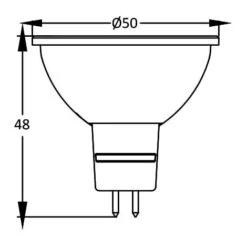 Lot De 10 Ampoules LED GU5.3 5W (Eq. 32W) 6500K 110° -OSRAM || EUROPALAMP Soldes Boutique 57814974 3