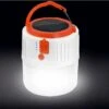 Lampe De Camping Solaire à LED Lanterne Rechargeable Par USB Projecteur De Recherche étanche Pour La Randonnée, La Pêche (Blanc)