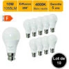 Lot De 10 Ampoules LED 11,1W (équiv. 75W) B22 1055lm 4000K - Garantie 5 Ans -OSRAM || EUROPALAMP Soldes Boutique 58397233 1