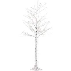 VOLTRONIC® Arbre Lumineux 120 Cm, 96 LEDs, 8 Programmes, Télécommande Incluse, Décoration Lumineuse, Norme IP44