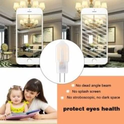 Déstockage G4 LED Ampoule,5-Pack 8W Ampoules Halogènes Équivalentes,Ampoule LED G4 1W Économie Pour Les Ampoules De Hotte,AC/DC 12V 130LM 3000K -OSRAM || EUROPALAMP Soldes Boutique 59854029 3