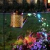 Arrosoir Solaire Avec Guirlandes Lumineuses, Lampe Arrosoir Solaire Suspendu En Métal Craquelé Rétro, Étanche Décoration De Jardin Pour Chemin, Cour, Chemin, Passerelle, Arbre -OSRAM || EUROPALAMP Soldes Boutique 60155394 1