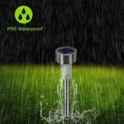 Lampe Solaire Jardin Exterieure Au Sol 12pcs Lampes Jardin Etanche Lampe Sans Fil LED Décoration Eclairage Solaire Extérieur Blanche Froide Pour Chemins Pelouse Automatique Rechargeable -OSRAM || EUROPALAMP Soldes Boutique 60167819 5