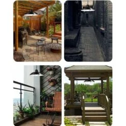 Solaire Lampes Lustre Solaire Avec Télécommande étanche 2 Têtes Câble 3 M - Lumière Blanche -OSRAM || EUROPALAMP Soldes Boutique 60914628 3