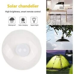 Solaire Lampes Lustre Solaire Avec Télécommande étanche 2 Têtes Câble 3 M - Lumière Blanche -OSRAM || EUROPALAMP Soldes Boutique 60914628 4