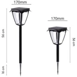 Spot Solaire Connecté à Piquer Lanterne RGBW IP54 60cm - Noir - SILAMP -OSRAM || EUROPALAMP Soldes Boutique 60978237 5