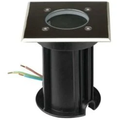 Spot LED Extérieur Encastrable Carré IP65 Pour Ampoule GU10