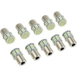 Ampoule Feux De Recule Marche Arrière 10Pcs BA15S 1156 SMD Lampe Led Blanc 3W -OSRAM || EUROPALAMP Soldes Boutique 61048570 5