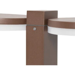 QAZQA Esmee - LED Lampe Sur Pied Extérieur Moderne - 2 Lumière - L 16 Cm - Brun Rouille - Moderne - Éclairage Extérieur -OSRAM || EUROPALAMP Soldes Boutique 63646532 4