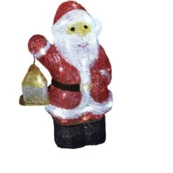 Décoration De Noël Lumineuse D'extérieur - Père Noël - 20 X 15 X 30