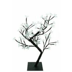 Arbre Lumineux D'intérieur Blanc - 48 LEDs - Décoration Lumineuse - Livraison Gratuite