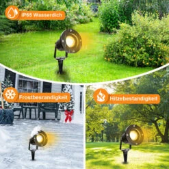 2X Spot De Jardin LED Spot Extérieur LED Blanc Chaud IP65 Lumière De Jardin 4W GU10 Pré Pour Extérieur Pré De Jardin -OSRAM || EUROPALAMP Soldes Boutique 64309057 5