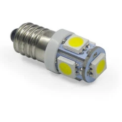 10pcs E10 6V Blanc Froid Ampoules LED 5SMD 0,5 W 50LM Les Lamp（Blanc Chaud） -OSRAM || EUROPALAMP Soldes Boutique 64569141 5